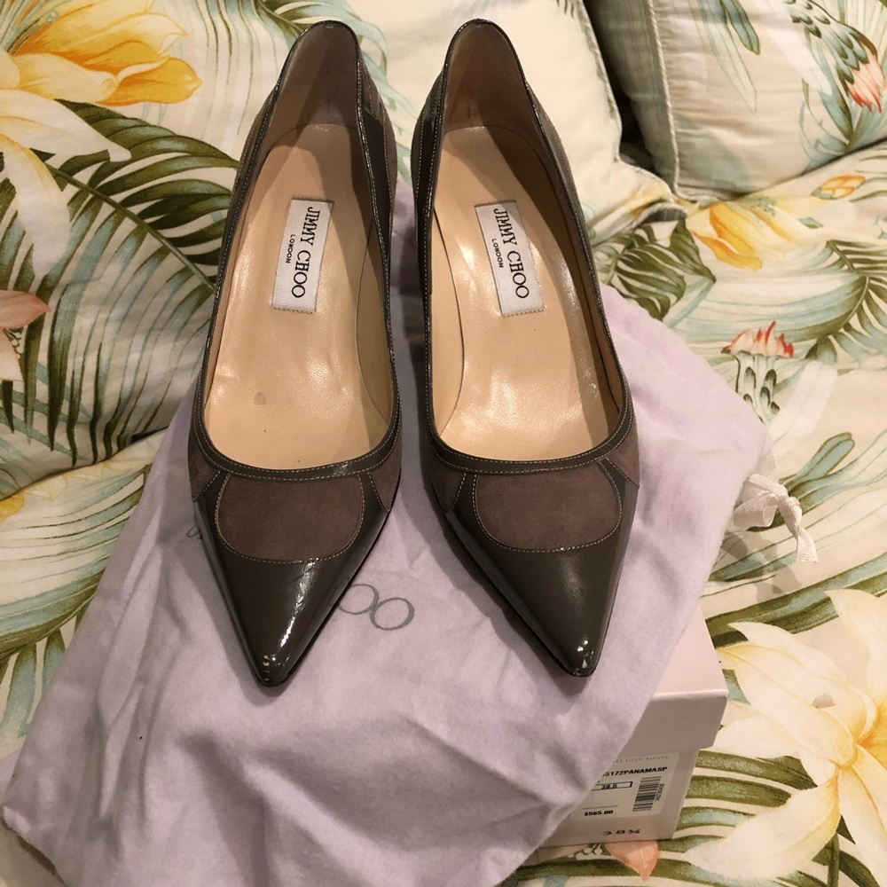 Beautiful suede Jimmy Choo shoes